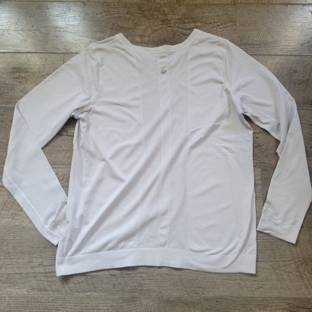lululemon athletica White Long Sleeve Top